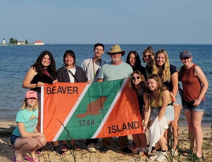 Students in environmental studies class immerse themselves on northern Michigan's Beaver Island during field school